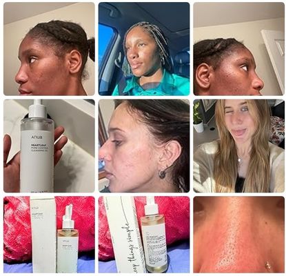 ODM Heartleaf Pore Control Moisturizing Facial Cleanser Oil For Face Makeup Blackhead Remover 6.76 Fl Oz