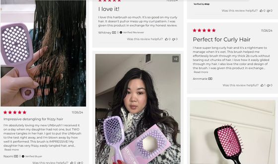 Lightweight UNbrush Detangling Heat FHI Hair Brush Pain Free DuoFlex Anti Static Bristles