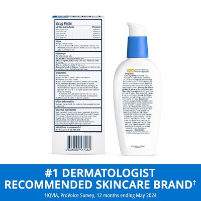 AM Clean Mineral Skin Brightening Sunscreen Facial Moisturizing Lotion SPF30 3oz