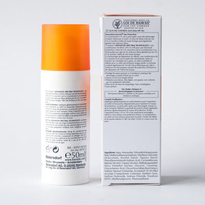 Water Resistant UVA Broad Spectrum Sunscreen SPF 50 Lotion For Skin Whitening