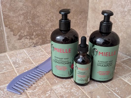 Mild Rosemary Mint Strengthening Hair Regrowth Shampoos With Biotin 12Oz