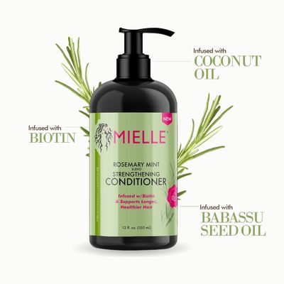 12 Ounce Biotin Infused Conditioner Rosemary Mint Strengthening Conditioner