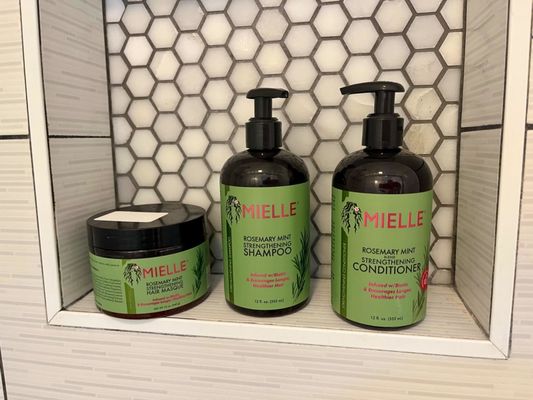 Hair Strengthening Rosemary Mint Conditioner Biotin Shampoo 12oz