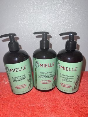 Hair Strengthening Rosemary Mint Conditioner Biotin Shampoo 12oz