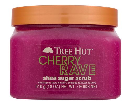 Tree Hut Cherry Rave Shea Sugar Pink Exfoliating Scrub Body Care 18 Fl Oz