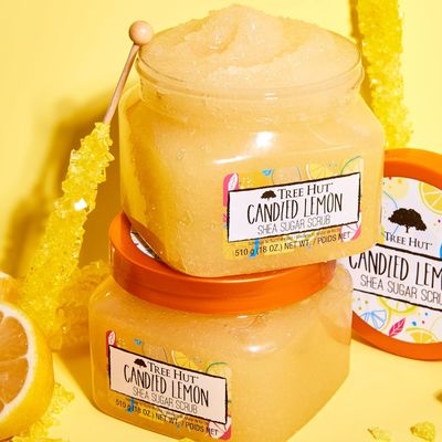 18oz Candied Lemon Treehut Ultra Hydrating Exfoliating Body Scrub
