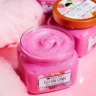 Tree Hut Cotton Candy Shea Sugar Exfoliate Smoothing Body Scrub 510g