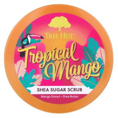 Body Tropical Mango 18oz Sugar Exfoliating Scrub Ultra Hydrating For Skin Brightening