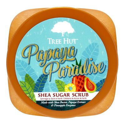 Papaya Paradise Shea Sugar Exfoliating Body Scrub For Brightening Body 18 Oz