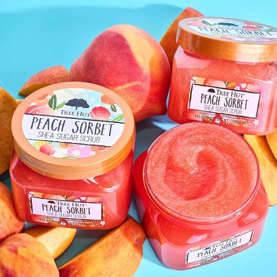 Shea Sugar Tree Hut Peach Sorbet Scrub Smoothing Moisturizing Body