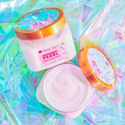 ODM Hydrating Body Tree Hut Exfoliating Scrub Peppermint Pearl For Dry Skin