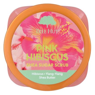 Tree Hut Pink Hibiscus Shea Sugar Scrub Exfoliating Body Scrub Butter 18oz In Bulk