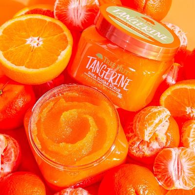 Paraben Free Tree Hut Tangerine Shower Body Scrub Exfoliating For Skin Whitening