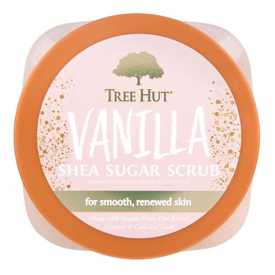 18oz Tree Hut Vanilla Shea Sugar Exfoliating Shea Butter Body Scrub Hydrating