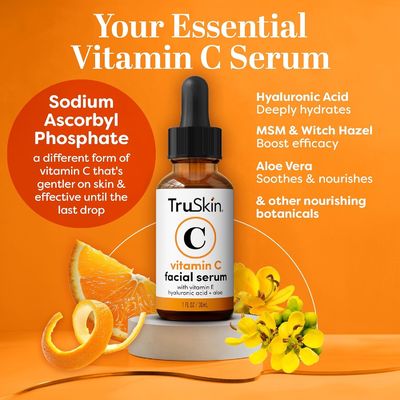 Facial Vitamin C Serum Anti Aging Brightening Pore Cleaner 1Oz OEM