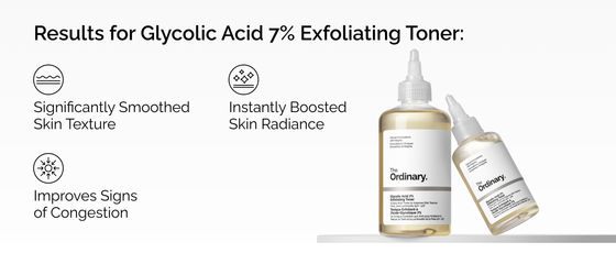 7% Glycolic Acid Exfoliating Toner for Daily Brightening and Smoothing