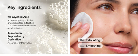 7% Glycolic Acid Exfoliating Toner for Daily Brightening and Smoothing