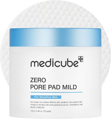 Breakout-Prone Skin Exfoliating Toner Pads Medicube Red Succinic Acid Panthenol Facial Peeling Pads with Niacinamide AHA BHA
