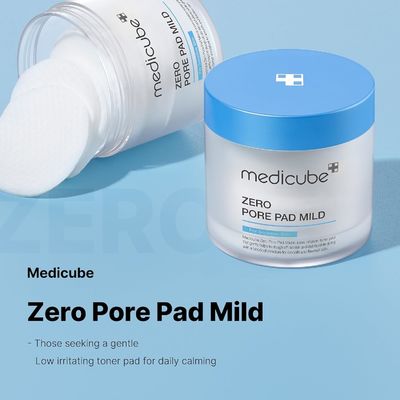 Breakout-Prone Skin Exfoliating Toner Pads Medicube Red Succinic Acid Panthenol Facial Peeling Pads with Niacinamide AHA BHA