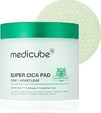 Breakout-Prone Skin Exfoliating Toner Pads Medicube Red Succinic Acid Panthenol Facial Peeling Pads with Niacinamide AHA BHA