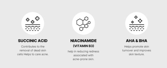 Breakout-Prone Skin Exfoliating Toner Pads Medicube Red Succinic Acid Panthenol Facial Peeling Pads with Niacinamide AHA BHA