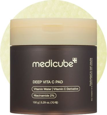 Breakout-Prone Skin Exfoliating Toner Pads Medicube Red Succinic Acid Panthenol Facial Peeling Pads with Niacinamide AHA BHA