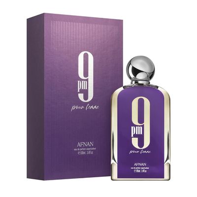 Afnan 9 Pm 3 Piece Set for Men, (3.4 Oz Eau De Parfum Spray + 5.0 Oz Shower Gel + 5.0 Oz Perfume Deodorant)
