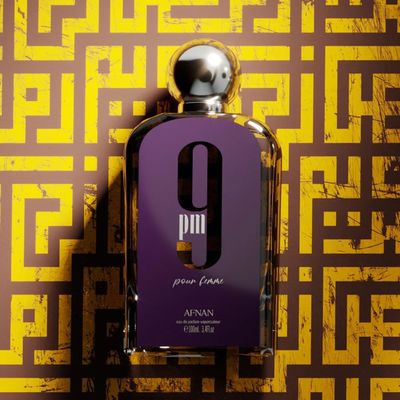 Afnan 9 Pm 3 Piece Set for Men, (3.4 Oz Eau De Parfum Spray + 5.0 Oz Shower Gel + 5.0 Oz Perfume Deodorant)