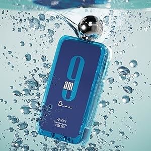 Afnan 9 Pm 3 Piece Set for Men, (3.4 Oz Eau De Parfum Spray + 5.0 Oz Shower Gel + 5.0 Oz Perfume Deodorant)