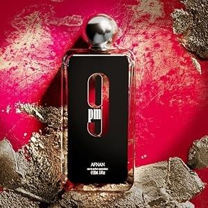 Afnan 9 Pm 3 Piece Set for Men, (3.4 Oz Eau De Parfum Spray + 5.0 Oz Shower Gel + 5.0 Oz Perfume Deodorant)