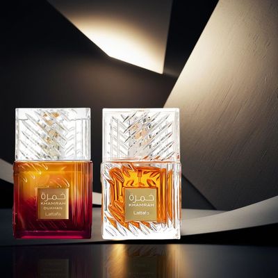 Lattafa Khamrah - Vanilla, Warm Spicy, Amber, Cinnamon Perfume Long-Lasting Fragrance for Unisex, 3.40 Ounce / 100 ml