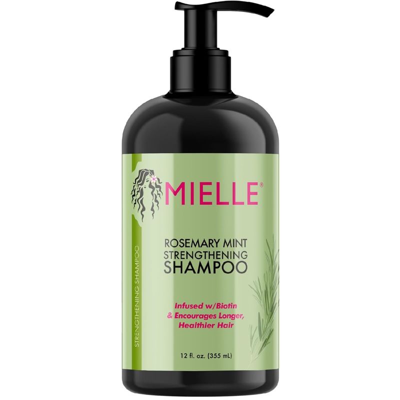 Biotin Enriched Rosemary Mint Hair Regrowth Shampoos Deep Cleansing for Fragile Damaged Hair