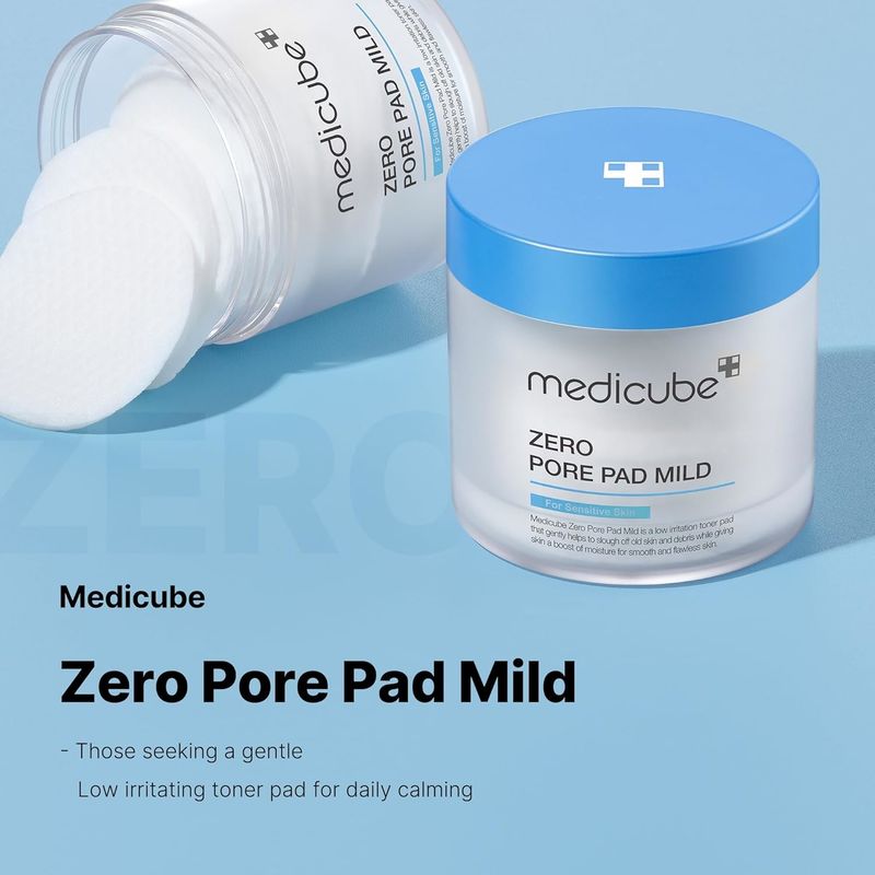 Breakout-Prone Skin Exfoliating Toner Pads Medicube Red Succinic Acid Panthenol Facial Peeling Pads with Niacinamide AHA BHA